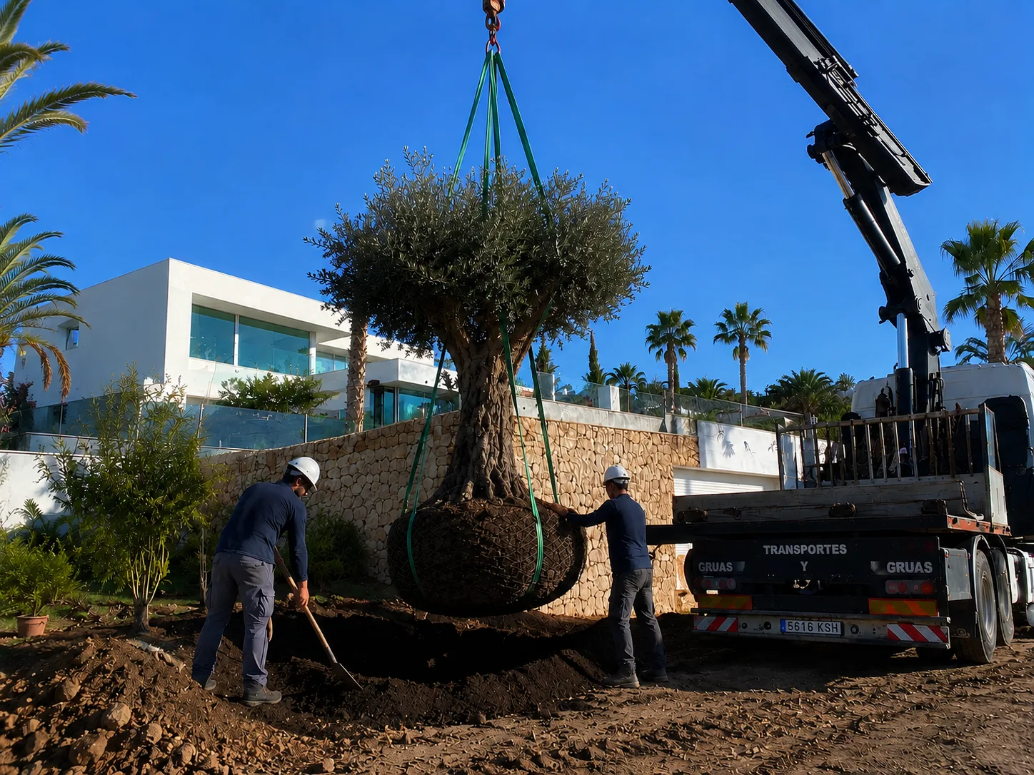 Proyecto de jardín mediterráneo ejecutado por Paisajismo Calpe Costa en una villa de Calpe